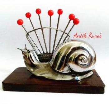 Gabel - Holz, Chrom - 1930 Gabel - Holz, Chrom - 1930