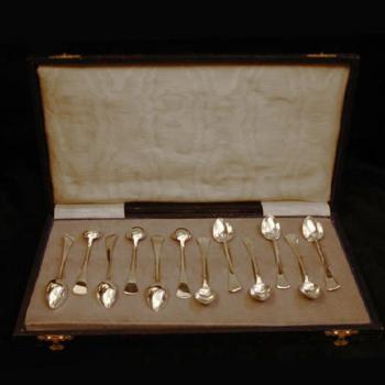 Löffel-Set - Silber - 1925 Löffel-Set - Silber - 1925